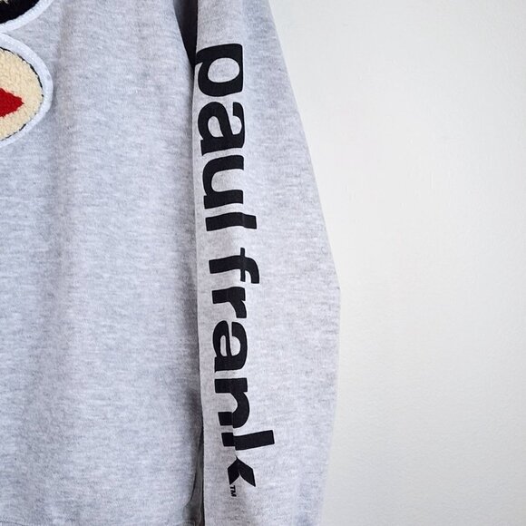 Paul Frank sweatshirt size S juniors gray Monkey Julius - Picture 3 of 10